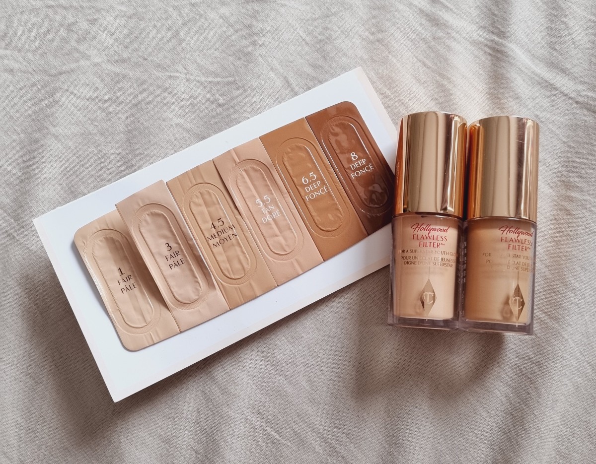 Charlotte Tilbury Hollywood Flawless Filter Swatches – Simply Saima